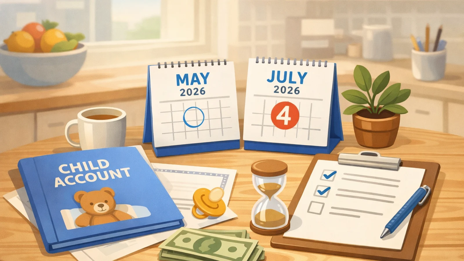 Ra mắt tài khoản trẻ em 2026: kích hoạt May và bắt đầu đóng góp từ July 4 — những việc cha mẹ nên làm